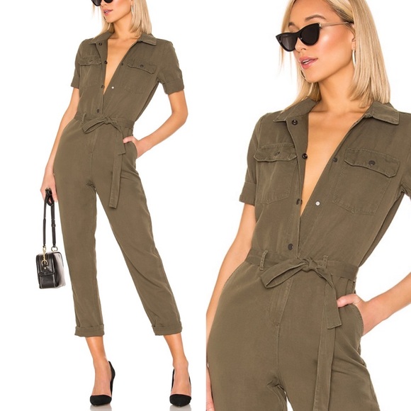 Frame Denim Pants - Frame Denim Jumpsuit Boiler belted